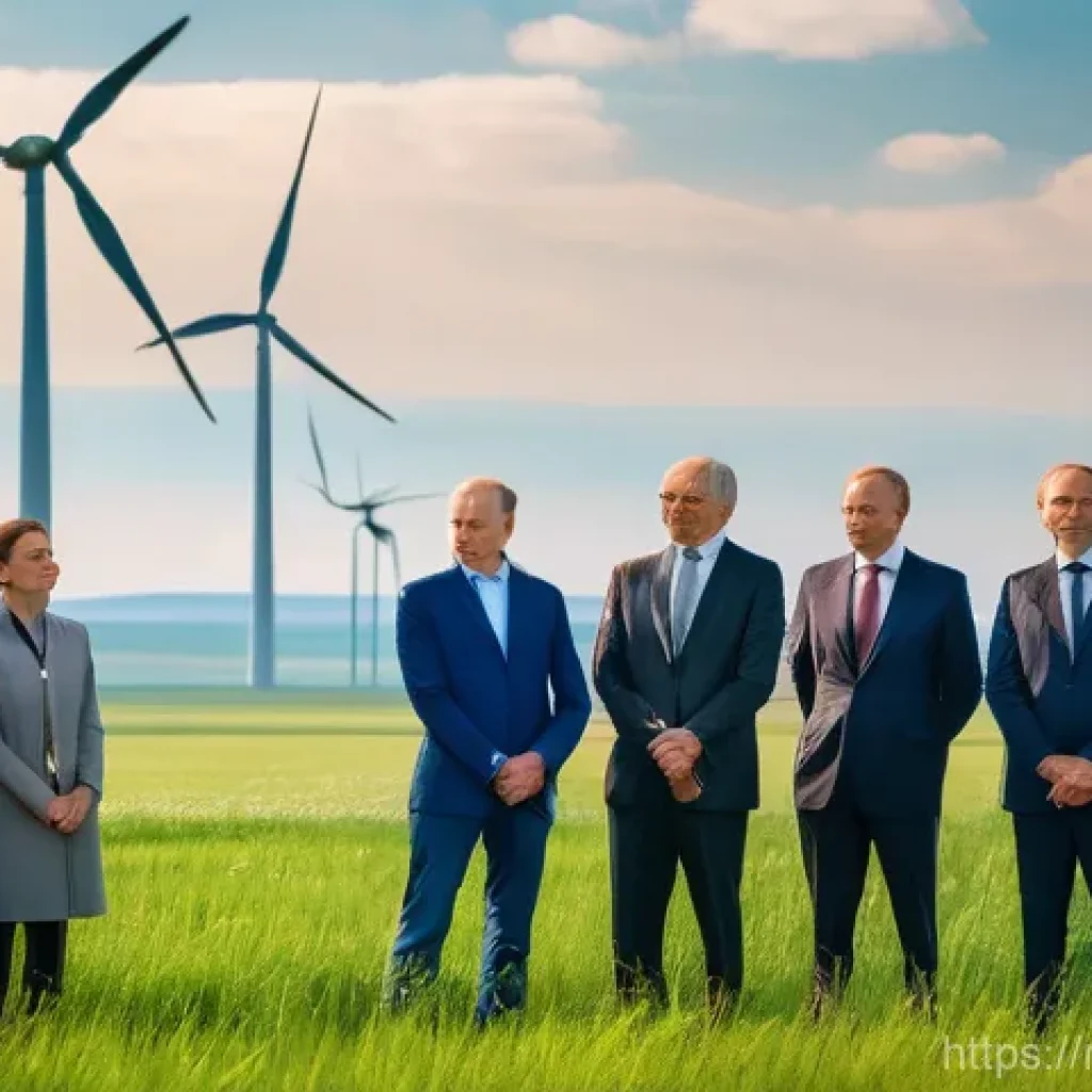 가스 자격증으로 탄소중립 시대 준비하기 - **Prompt:** "A majestic, wide shot capturing the essence of Russia's commitment to a 'green' energy ...