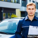 가스 자격증으로 창업하기 - A professional Russian male gas service specialist, mid-30s, with a confident and determined express...